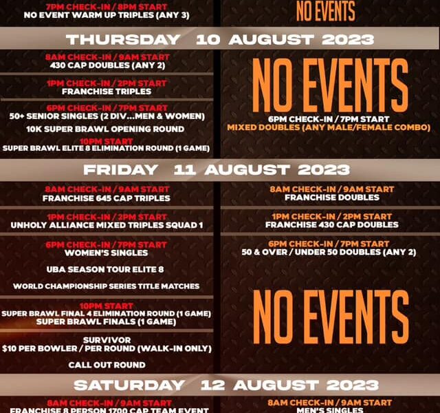 Battle Bowl Updated Schedule UBA Today